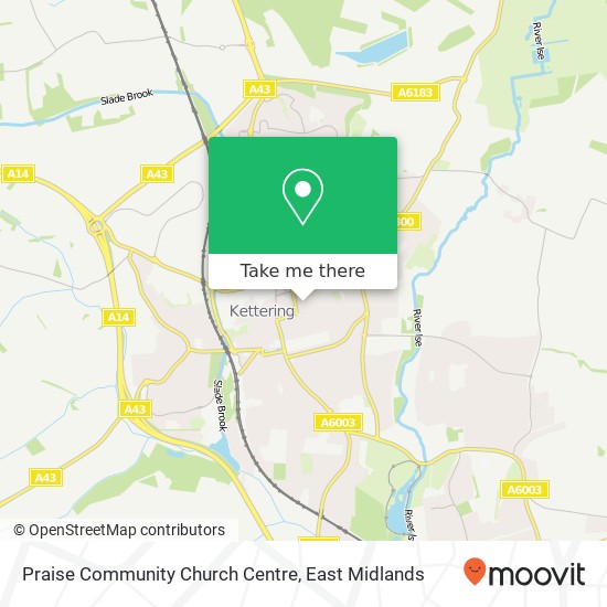 Praise Community Church Centre map