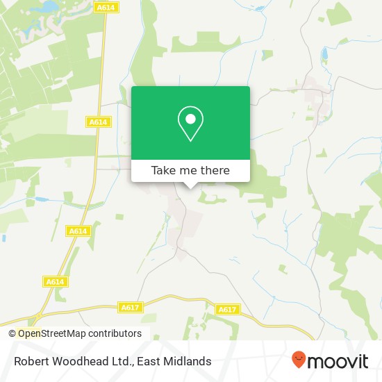 Robert Woodhead Ltd. map