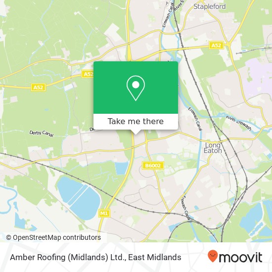 Amber Roofing (Midlands) Ltd. map