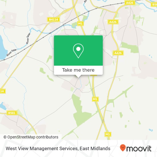 West View Management Services map