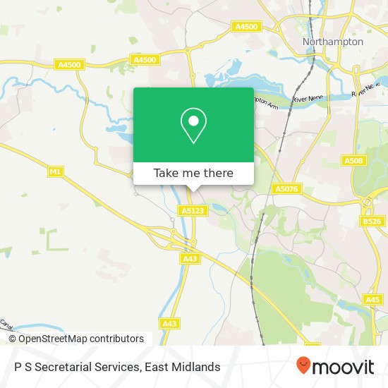 P S Secretarial Services map