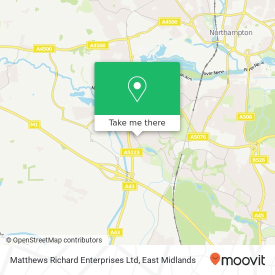 Matthews Richard Enterprises Ltd map