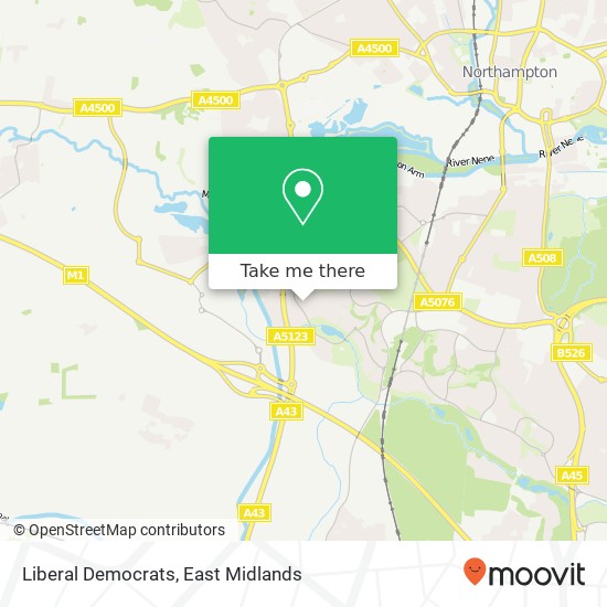 Liberal Democrats map