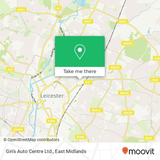 Gin's Auto Centre Ltd. map