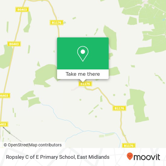 Ropsley C of E Primary School map