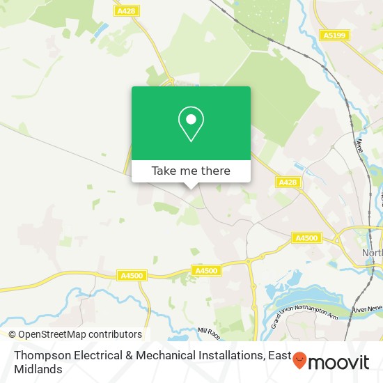 Thompson Electrical & Mechanical Installations map
