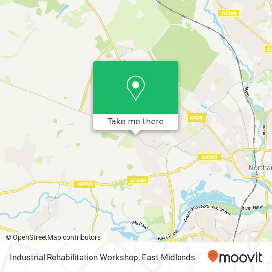 Industrial Rehabilitation Workshop map