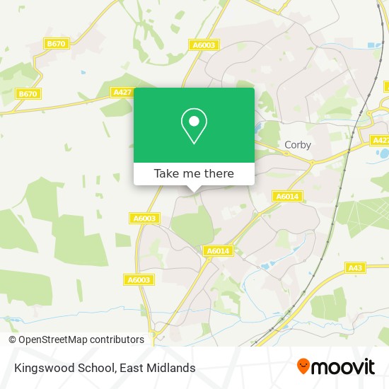 Kingswood School map