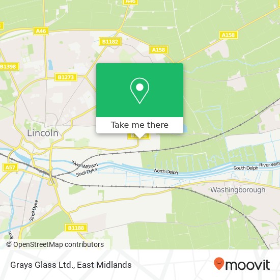 Grays Glass Ltd. map