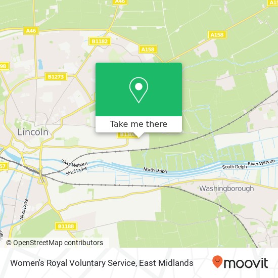 Women's Royal Voluntary Service map