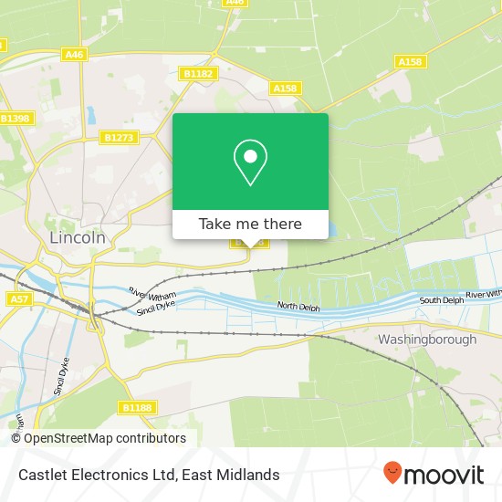 Castlet Electronics Ltd map