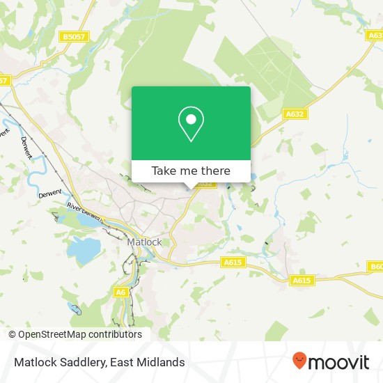 Matlock Saddlery map