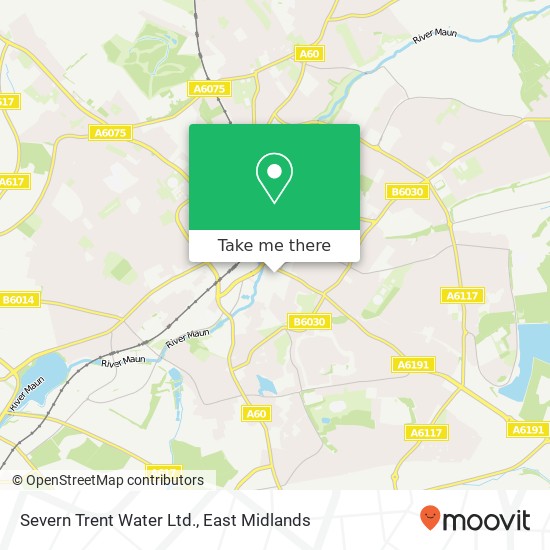 Severn Trent Water Ltd. map