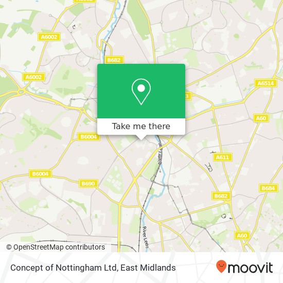 Concept of Nottingham Ltd map