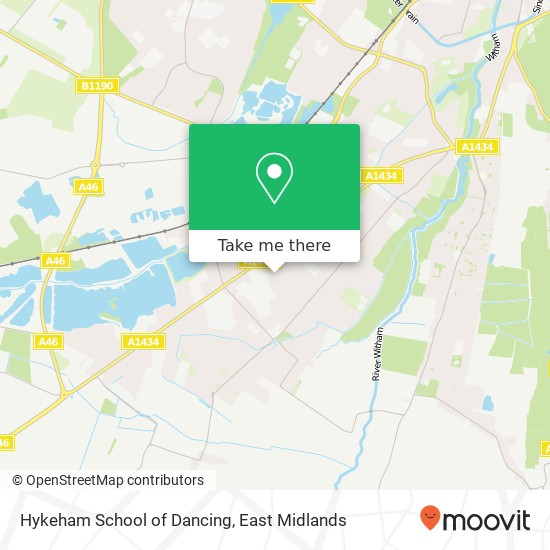 Hykeham School of Dancing map