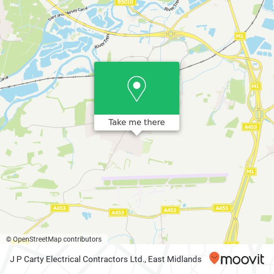 J P Carty Electrical Contractors Ltd. map