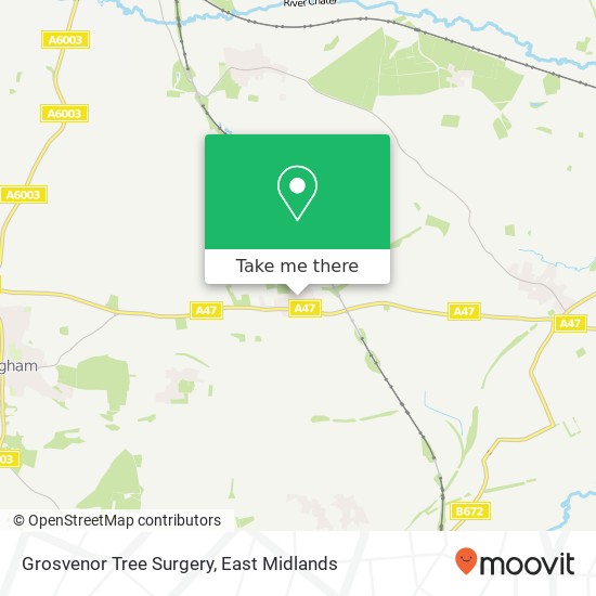 Grosvenor Tree Surgery map