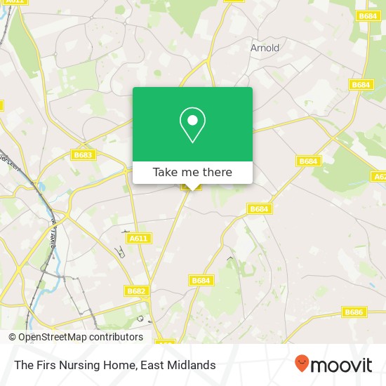 The Firs Nursing Home map