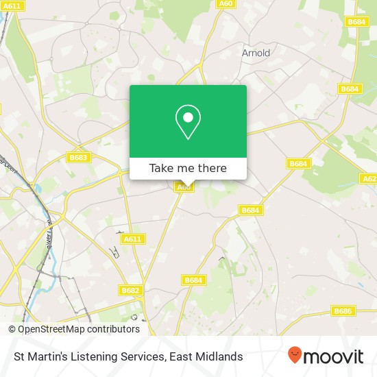 St Martin's Listening Services map