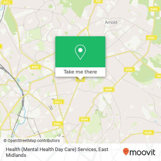 Health (Mental Health Day Care) Services map