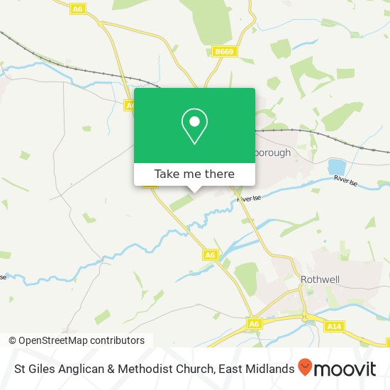 St Giles Anglican & Methodist Church map