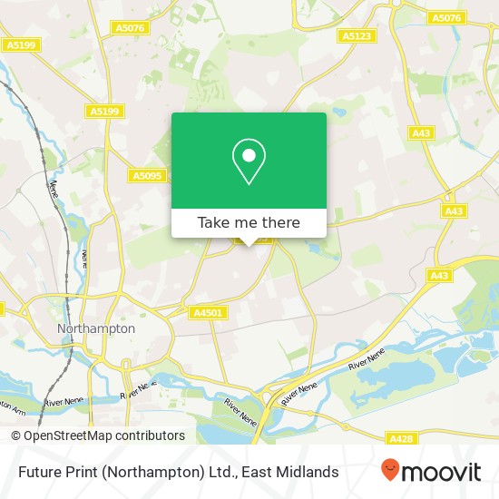 Future Print (Northampton) Ltd. map