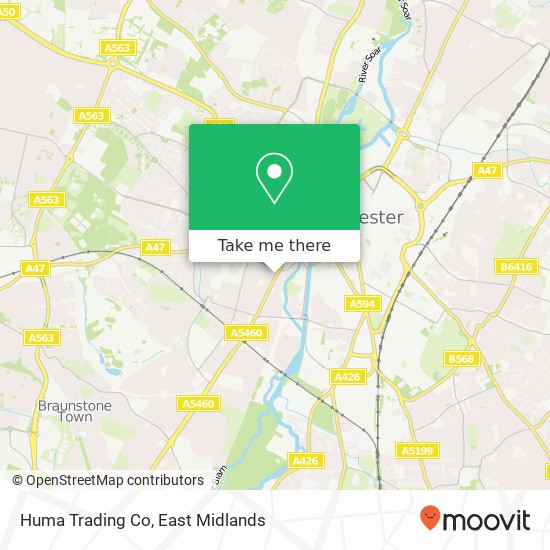 Huma Trading Co map