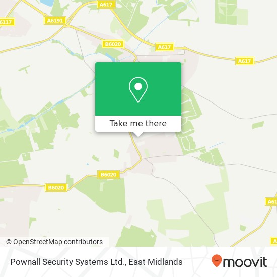 Pownall Security Systems Ltd. map