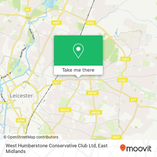West Humberstone Conservative Club Ltd map