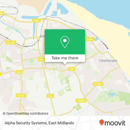 Alpha Security Systems map