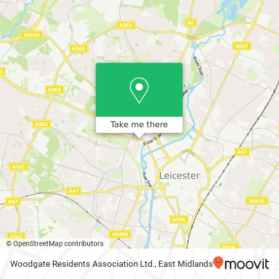 Woodgate Residents Association Ltd. map