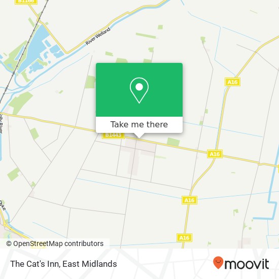 The Cat's Inn map