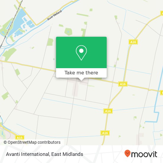 Avanti International map