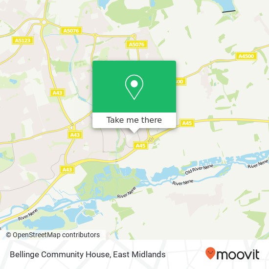 Bellinge Community House map