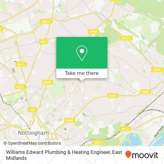 Williams Edward Plumbing & Heating Engineer map