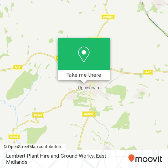 Lambert Plant Hire and Ground Works map