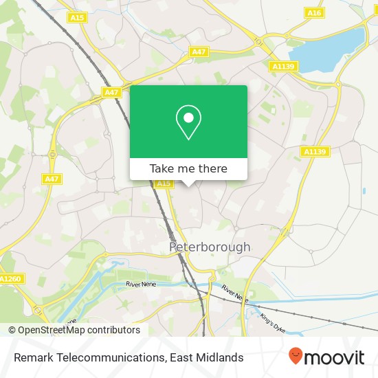 Remark Telecommunications map