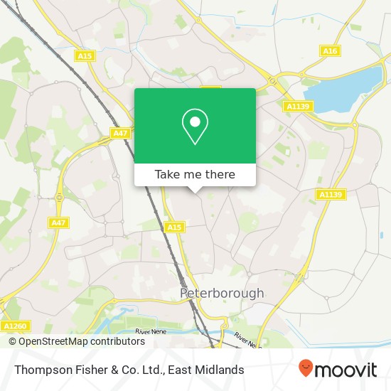 Thompson Fisher & Co. Ltd. map