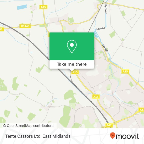 Tente Castors Ltd map
