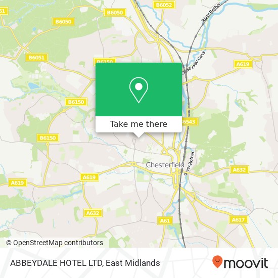 ABBEYDALE HOTEL LTD map