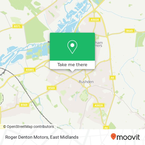 Roger Denton Motors map