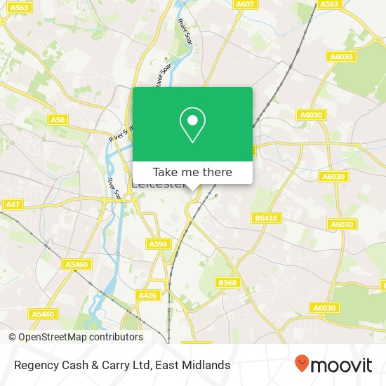 Regency Cash & Carry Ltd map