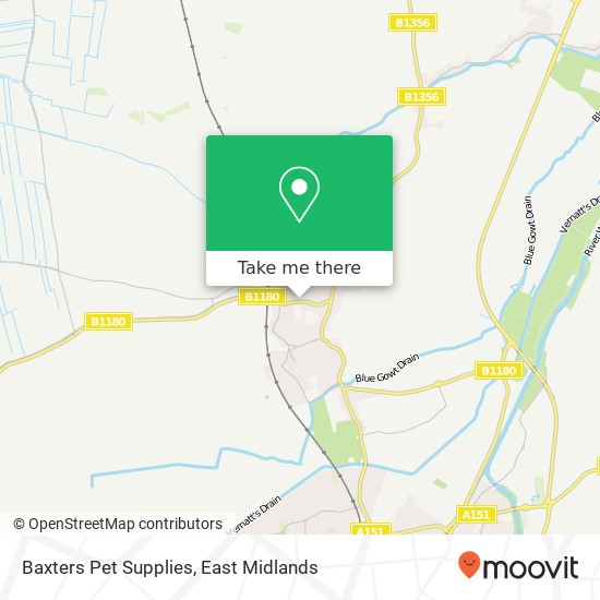 Baxters Pet Supplies map