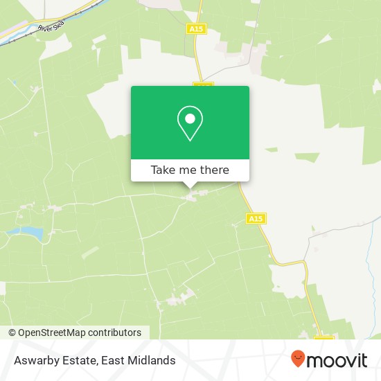 Aswarby Estate map