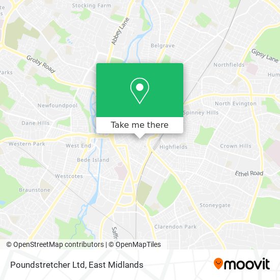 Poundstretcher Ltd map