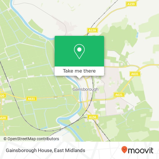Gainsborough House map