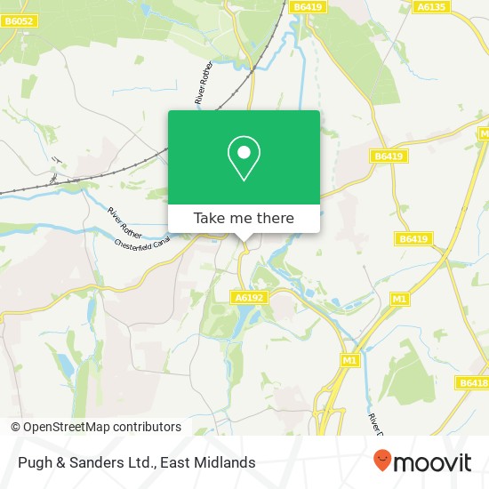 Pugh & Sanders Ltd. map