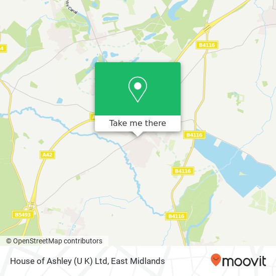 House of Ashley (U K) Ltd map
