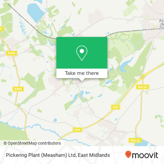 Pickering Plant (Measham) Ltd map