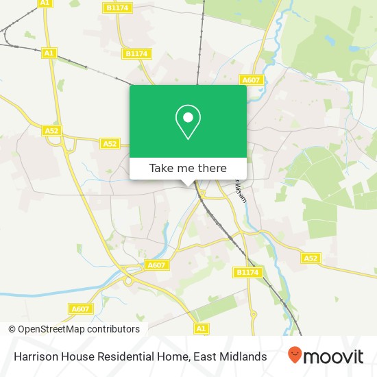 Harrison House Residential Home map